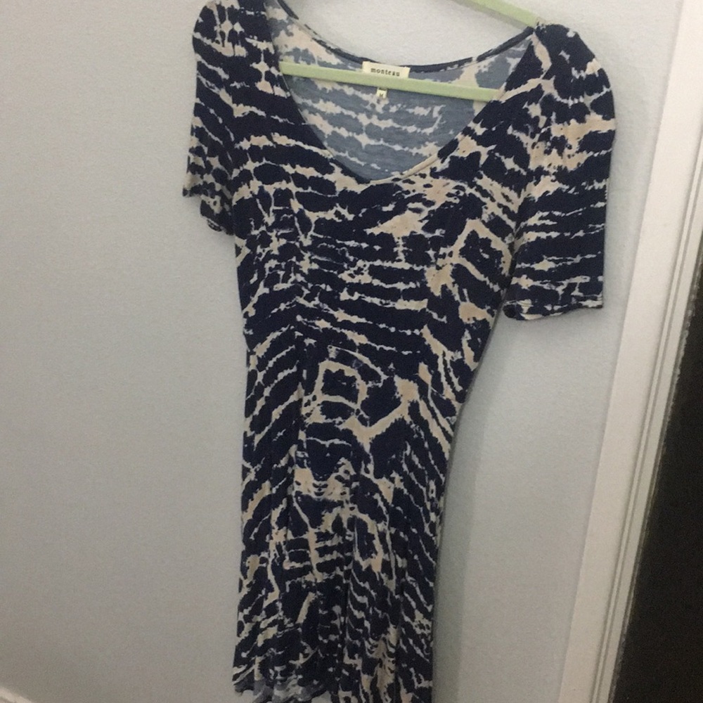 Tie dye corset back dress